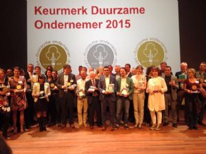 Zilveren Keurmerk Duurzame Ondernemer 2015